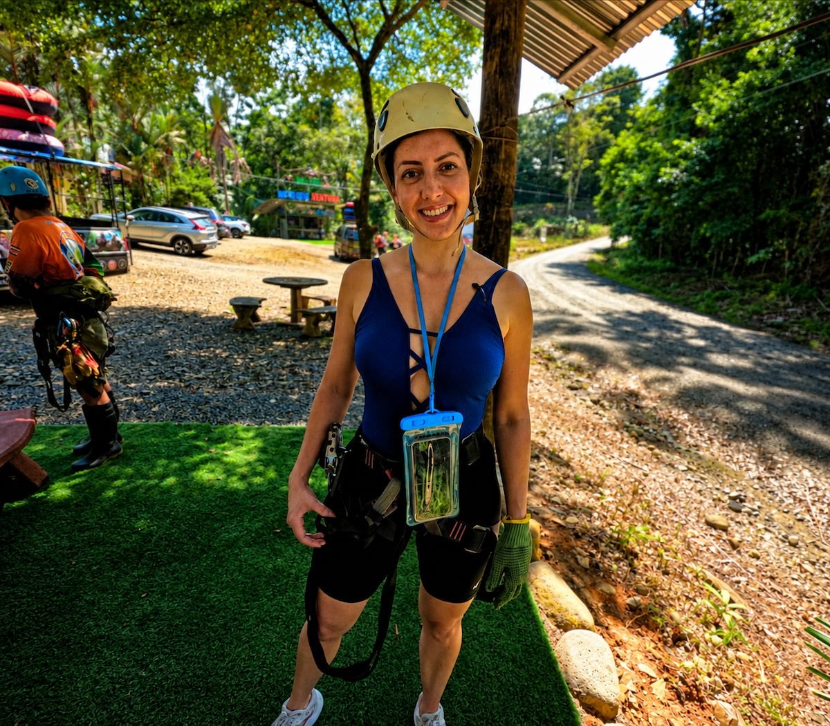 Lista para el canopy con equipo completo