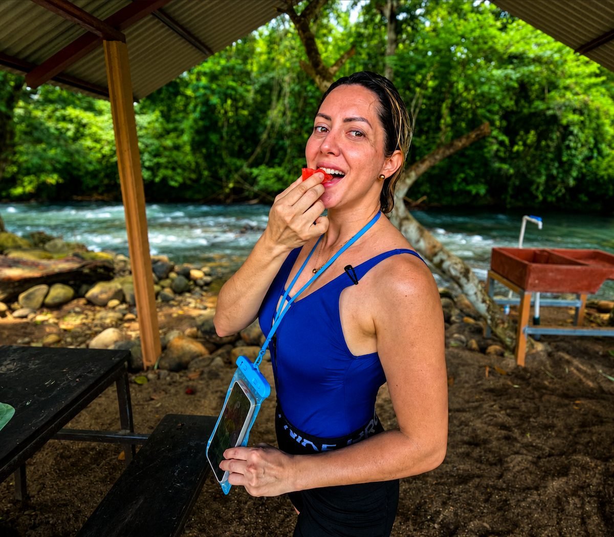 Frutas tropicales al final del tour